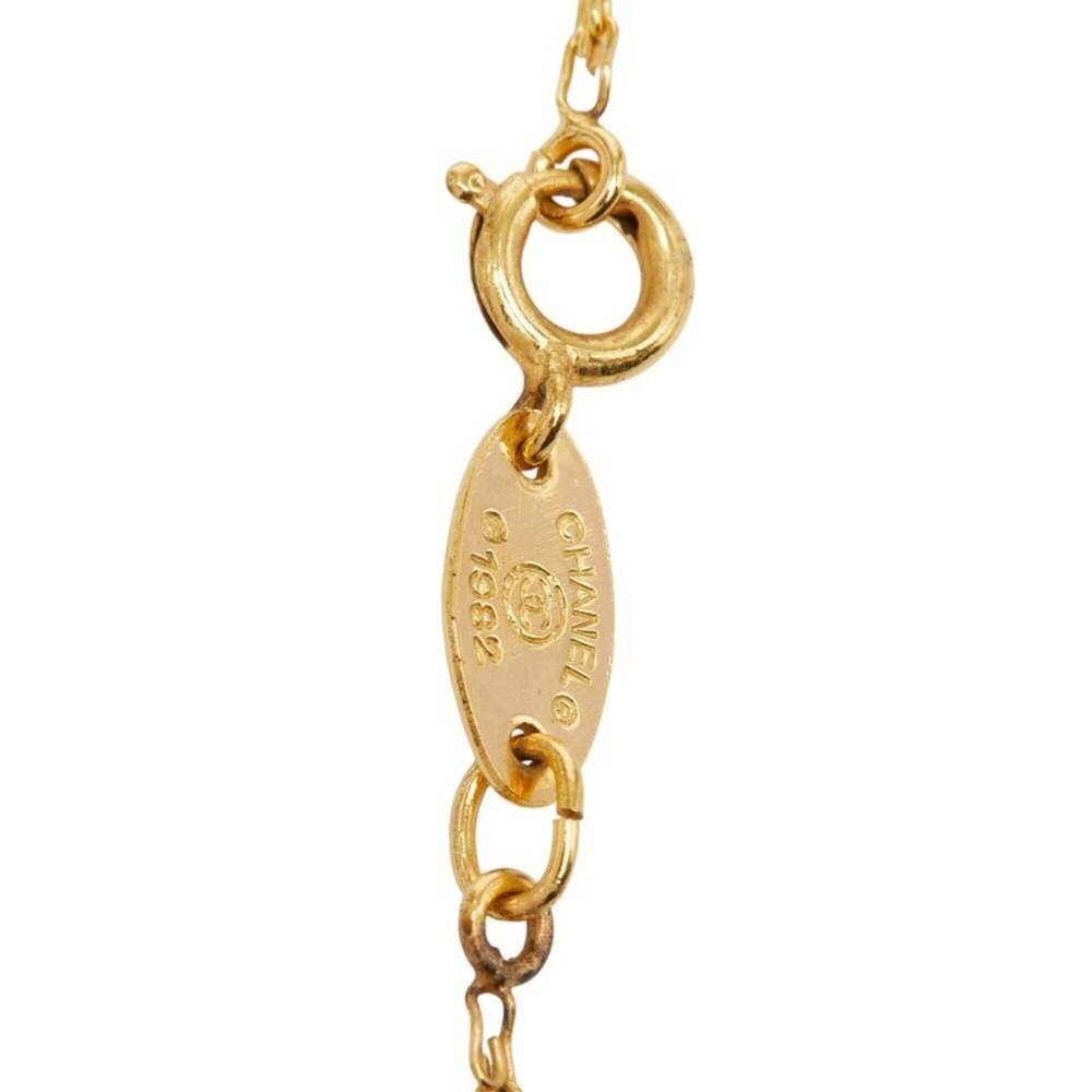 CHANEL Authentic Black Logo Necklace - Picture 5 of 7